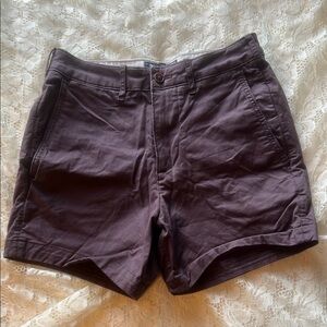 Abercrombie & Fitch Brown Cotton Shorts